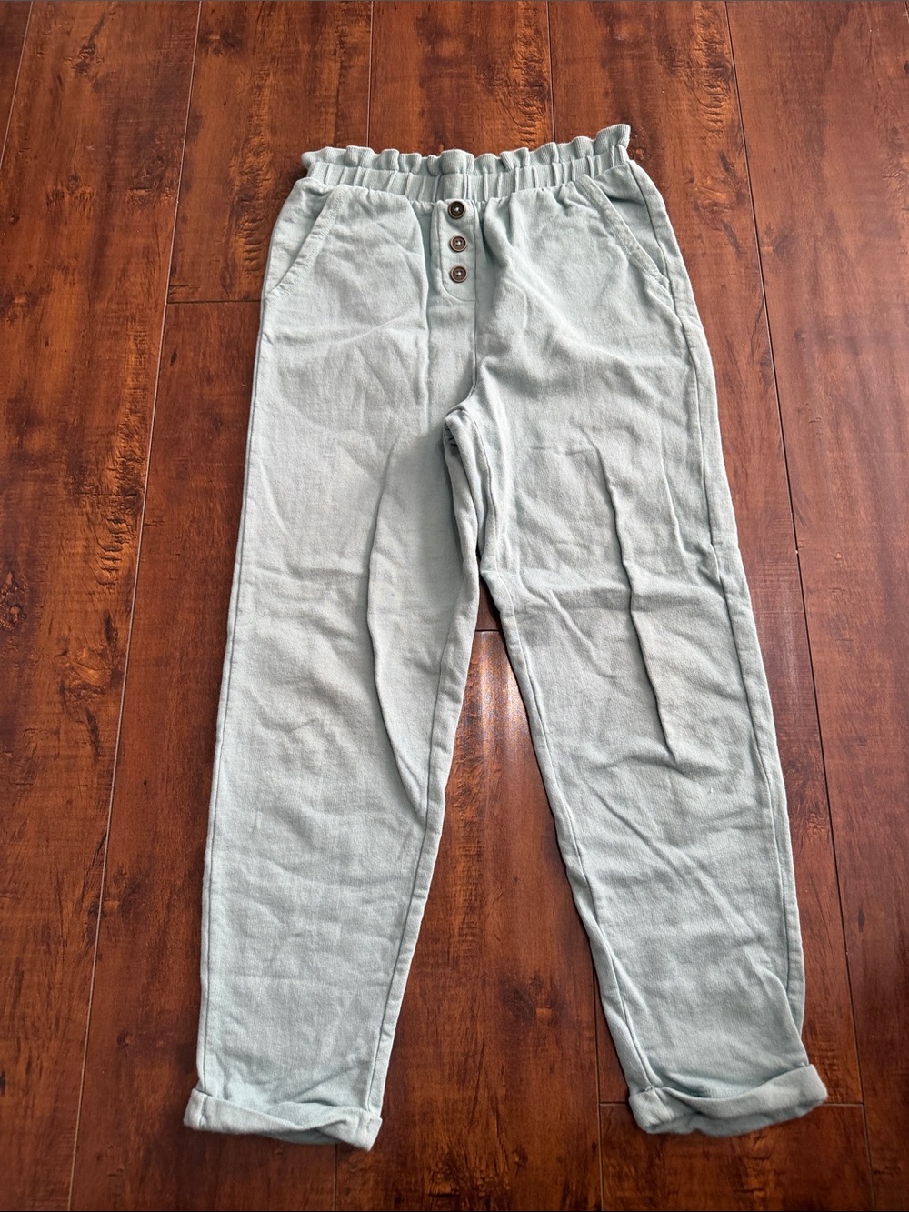 Matilda Jane Light Sage Green Elastic-Waist Joggers